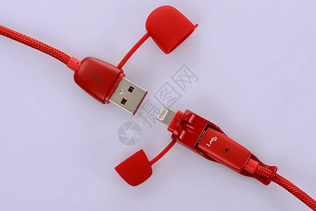 USB充电线手机数据线背景