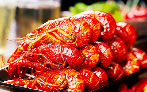 麻辣小龙虾夏季食物麻小高清图片
