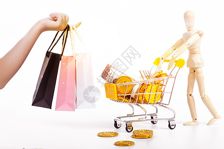 购物消费商场交易高清图片