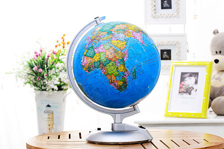 世界地图地球地球仪背景