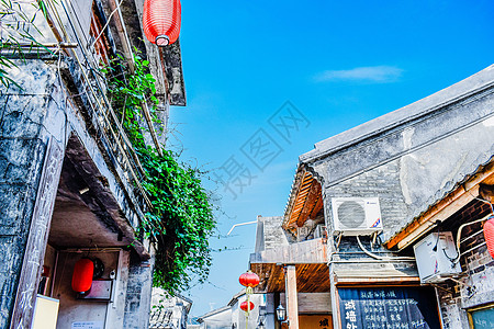 店铺原宿素材古城建筑背景