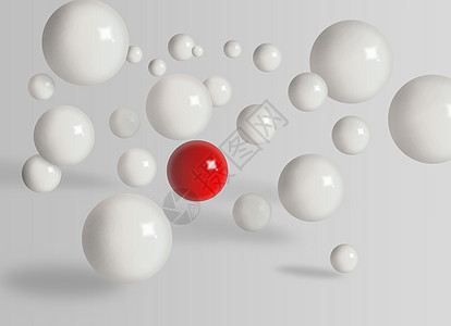 3D球体表达白球高清图片