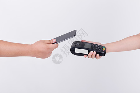 购物刷卡手机消费移动支付POS机背景