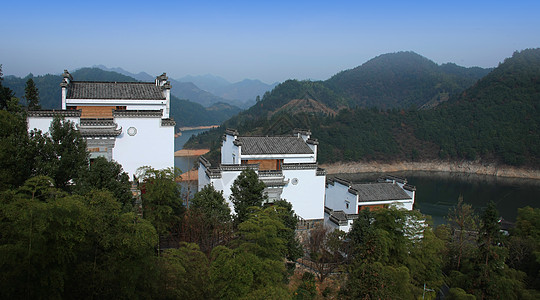 仿古建筑楼体高清图片