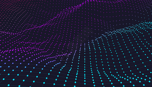 三维数码网格商务科技背景素材图片