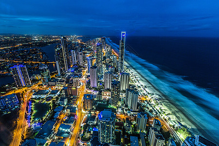 澳洲农场澳大利亚皇家海岸梦幻夜景背景