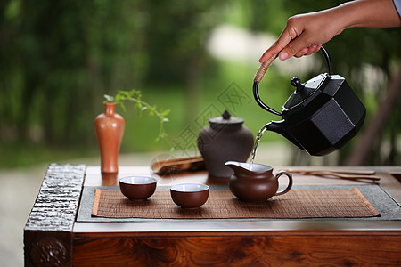 茶艺茶道茶文化铁壶 铁艺铁壶背景