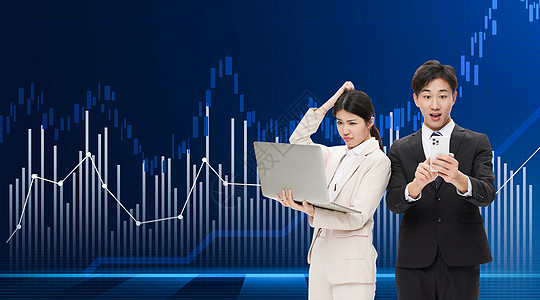 投资金融人物科技金融设计图片