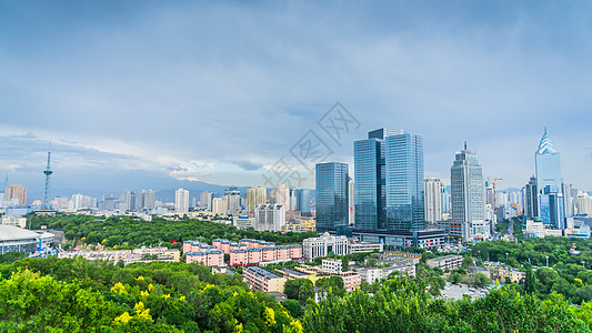 改善城市环境乌鲁木齐城市景观背景