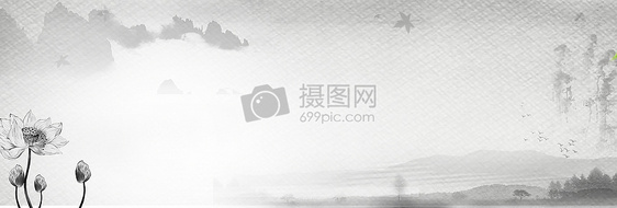 黑白中国风背景图片