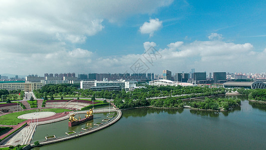 南昌大学双龙雕塑背景图片