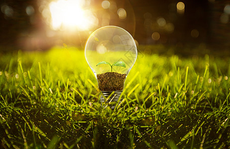 环保环境创意环保灯泡设计图片