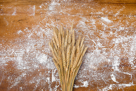 小麦和面粉家乡味道高清图片