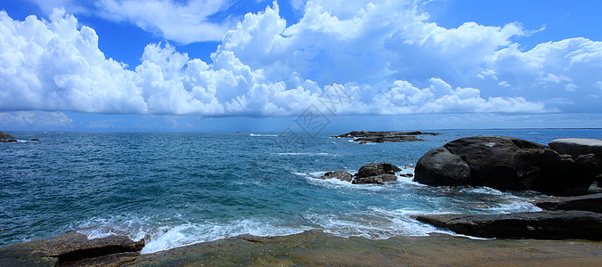 自然风景海边海南风光背景