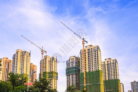 城市高楼建设背景图片