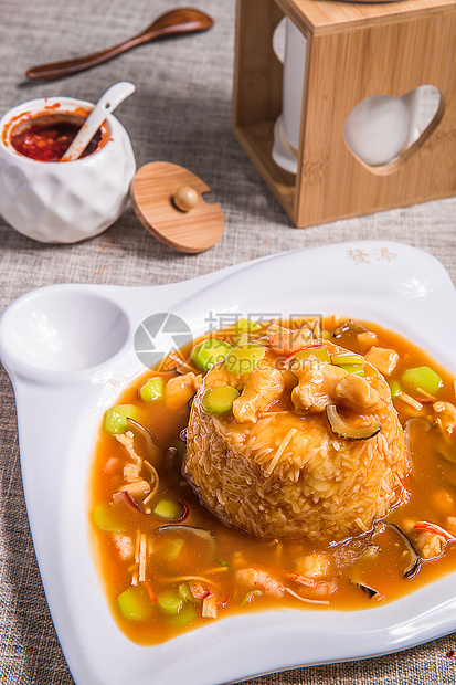 粤式海鲜烩饭图片