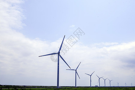 风力发电环保背景图片