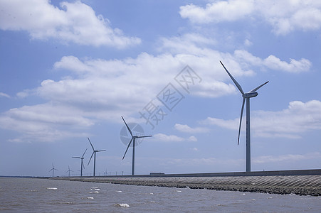 环保风力发电高清图片