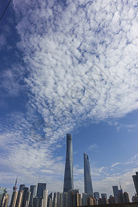 美丽上海上海中心环球中心图片