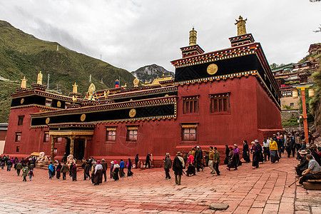 德格印经院背景图片