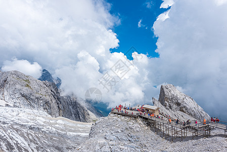 云南玉龙玉龙雪山背景