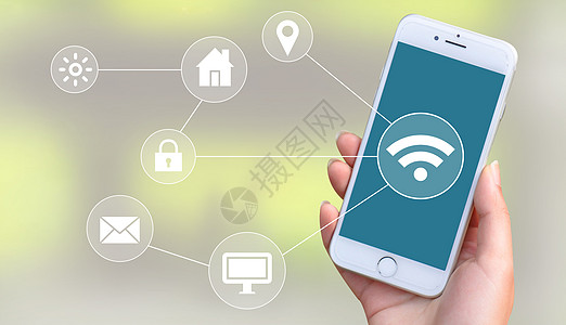 科技手机远程控制设计图片