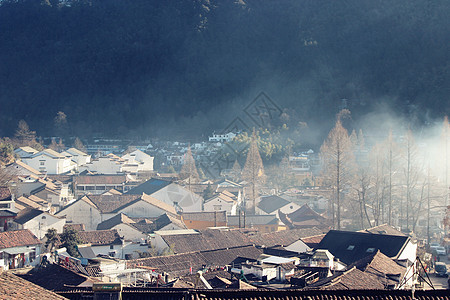 九华山背景图片