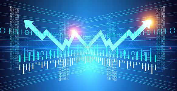 商务科技数据图表背景图片