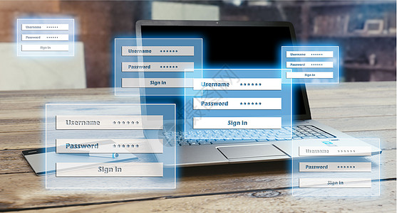 上网安全电脑登入设计图片