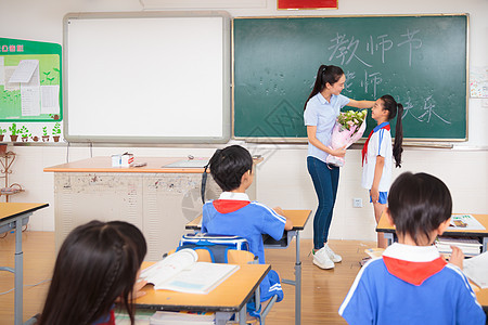 教师节学生礼物背景图片