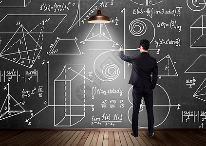 数学图黑板科技灯光设计图片
