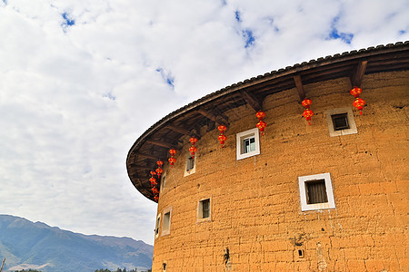 永靖土楼福建土楼背景