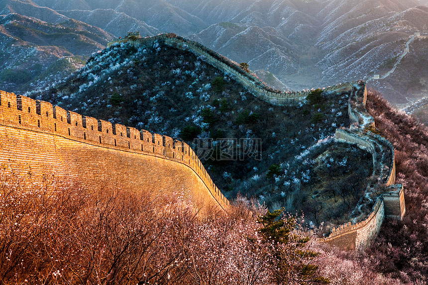 撞道口长城图片