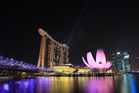 新加坡夜景图片