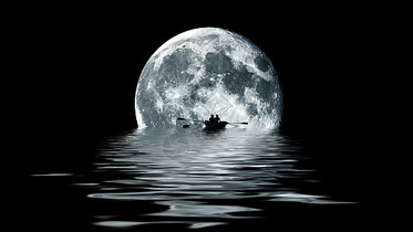 静谧的中秋月夜图片
