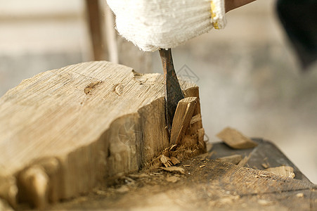 手工木板素材匠心之木匠工艺背景