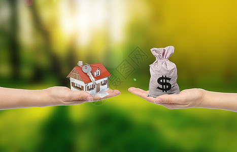 房地产贷款概念背景图片