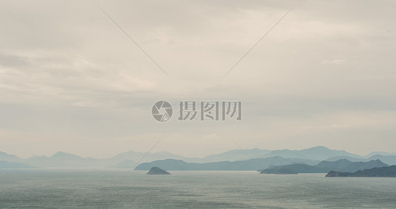 深圳大小梅沙海岛远望风景图片