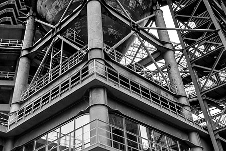钢结构鸟巢钢铁建筑背景