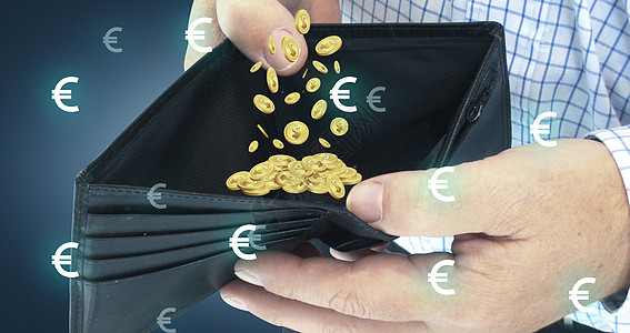 科技金融钱包背景图片