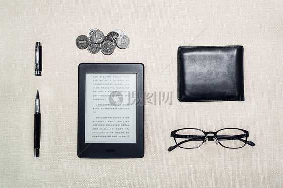 钢笔Kindle钱包眼镜装备微信图图片
