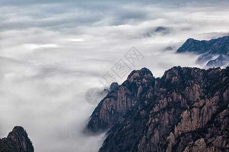 黄山云海美景图片