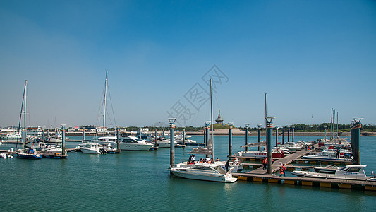 日照国际帆船赛基地背景图片