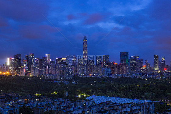 夜景深圳图片