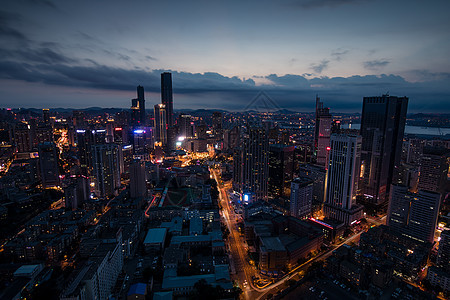 大连中山区夜色背景图片