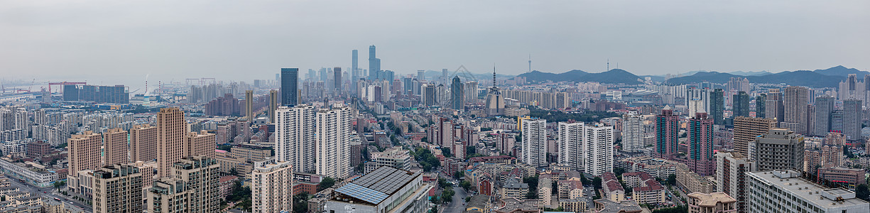 大连全貌大连全景图背景