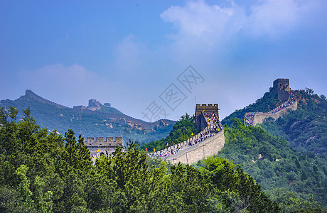 中国城墙长城背景