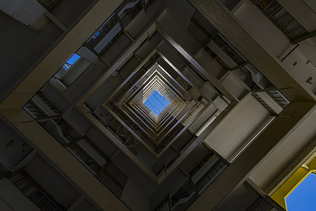 香港居民大楼俯视图片