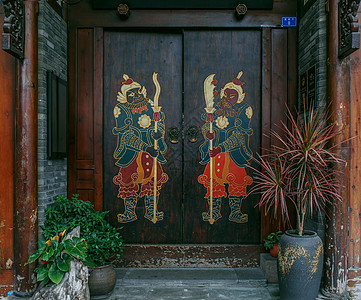 建筑门口图片