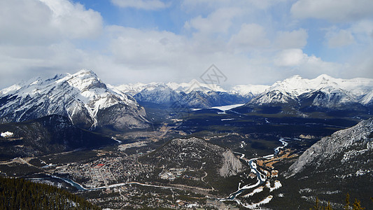 加拿大班夫国家公园sulphur mountain图片